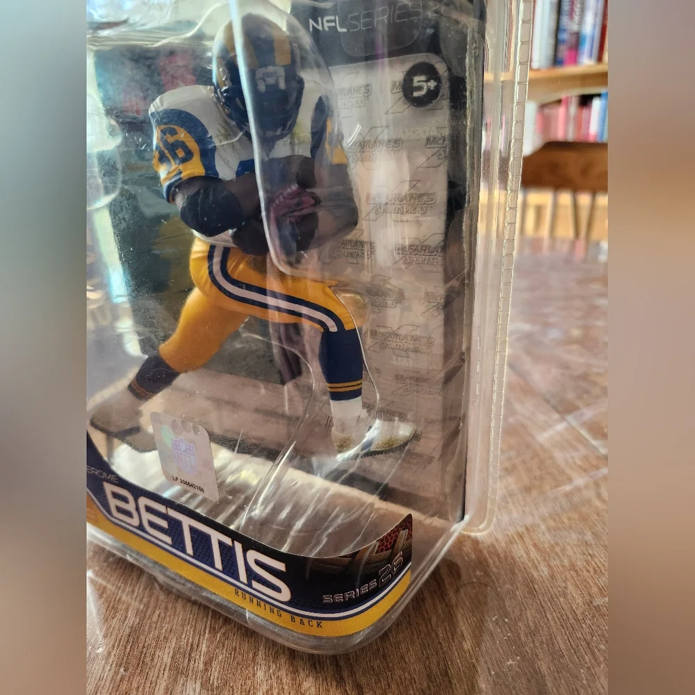 McFarlane NFL Sports Picks Series 26 Jerome Bettis St Louis Rams 36 Sealed - Picture 2 of 9